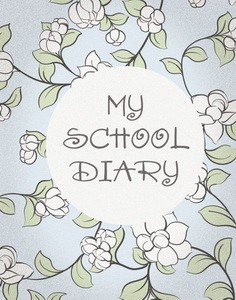 Дневник школьный. Цветы (А5, 48 л., прошитый цветной ниткой)