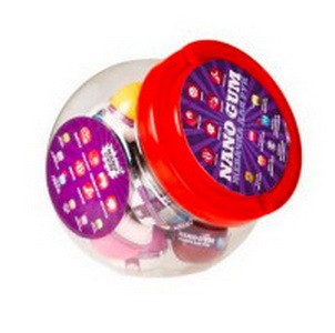 Пластилин для лепки "Жвачка для рук "Nano gum",  Ассорти" в шоу-банке", 25 гр.
