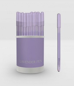 Lavender pen. Ручки в тубусе