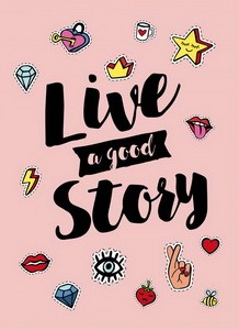 Live a good story. Тетрадь студенческая (А4, 40л., УФ-лак)
