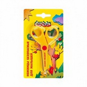 Ножницы детские Каляка-Маляка безопасные 90 мм, пластик с метал.лезвиями, европодвес 3+
