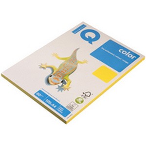 Бумага IQ COLOR 100 л. 80 г/м2 А4 интенсив канареечно-желтый