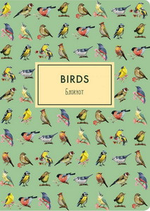 Блокнот. Birds (формат А4, мягкая обложка, круглые углы, блок в точку) (Арте)