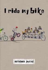 Блокнот. I ride my bike. Велосипедисты