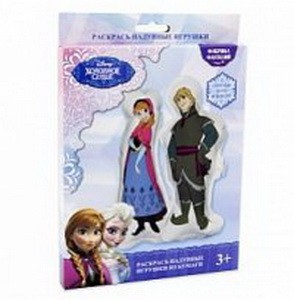 Набор для раскрашивания надувных игрушек из бумаги "Disney Холодное сердце: Анна и Кристофф"