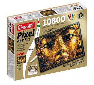 Пиксельная мозаика серии Арт Тутанхамон из 10800 элементов.