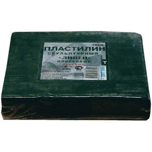 Пластилин Скульптурный ОливковыйМ 0,5 кг Гамма
