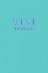 Mint notebook. Блокнот (А5, 32 л., прошитый цветными нитками, тиснение фольгой)
