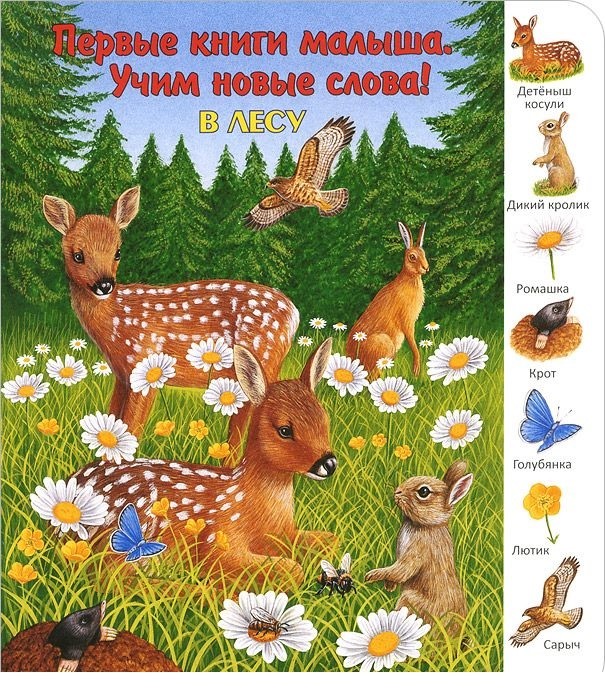Серия "Первые книги малыша" В лесу (картон)